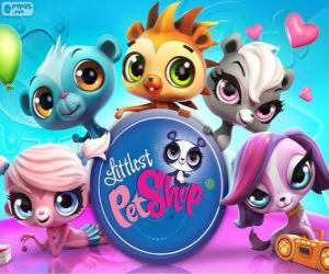 Puzzle 5 pets του Littlest PetShop